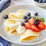 Fresh Berry Crepes