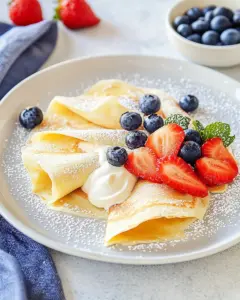 Fresh Berry Crepes