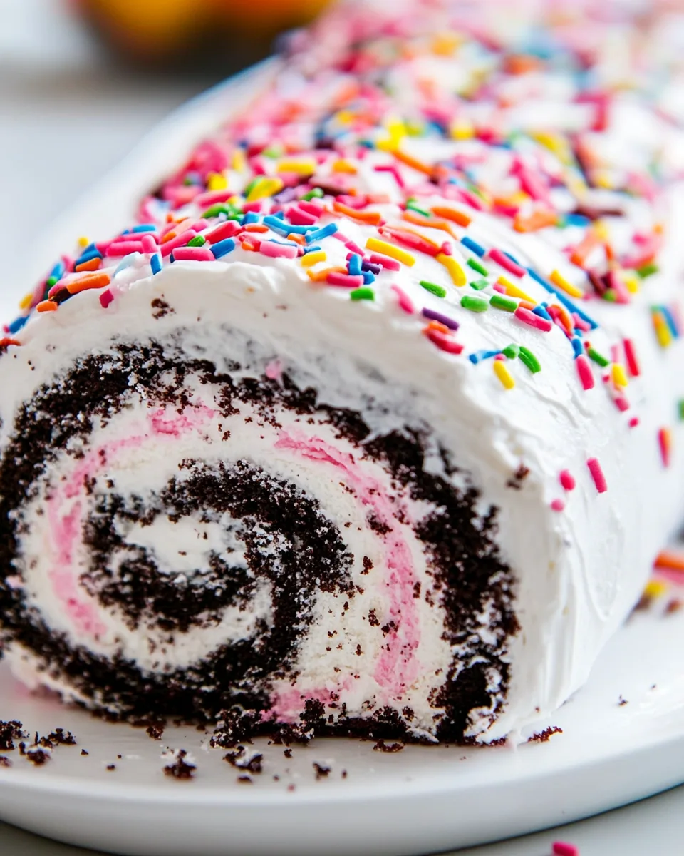 Ice Cream Cake Roll