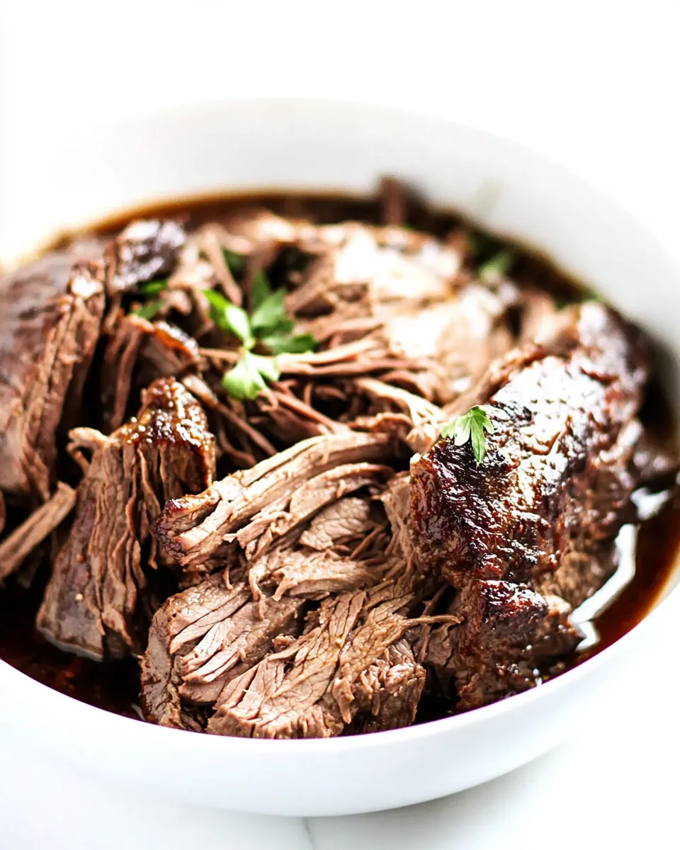 Instant Pot Balsamic Roast Beef