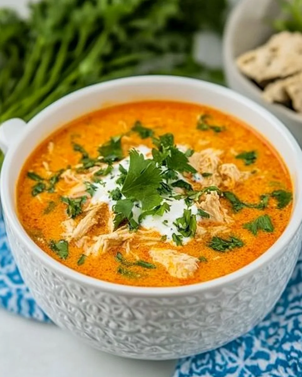 Instant Pot Buffalo Chicken Soup