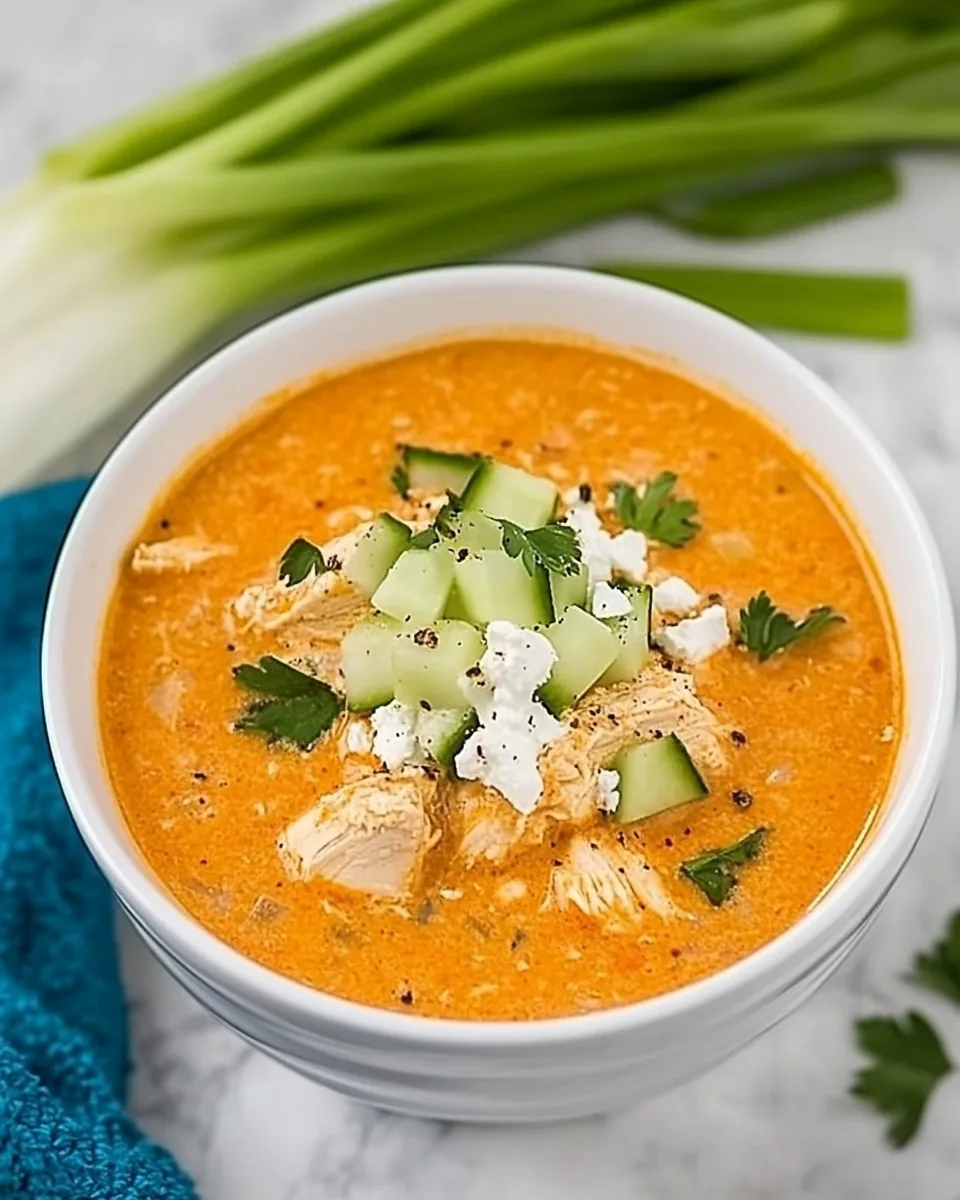 Instant Pot Buffalo Chicken Soup