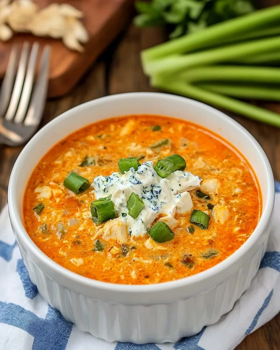 Instant Pot Buffalo Chicken Soup