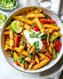 Instant Pot Chicken Fajita Pasta