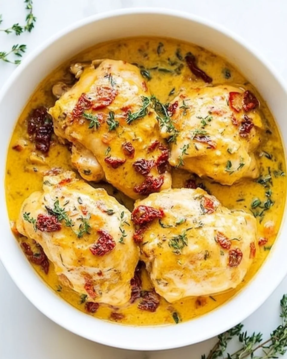 Instant Pot Creamy Sun Dried Tomatoes Chicken