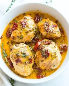 Instant Pot Creamy Sun Dried Tomatoes Chicken