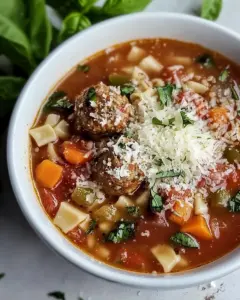 Italian Meatball Soup