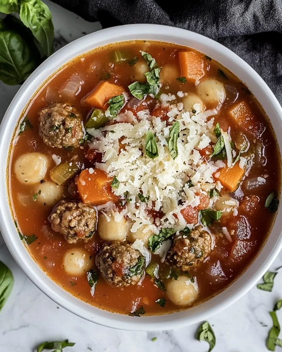 Italian Meatball Soup