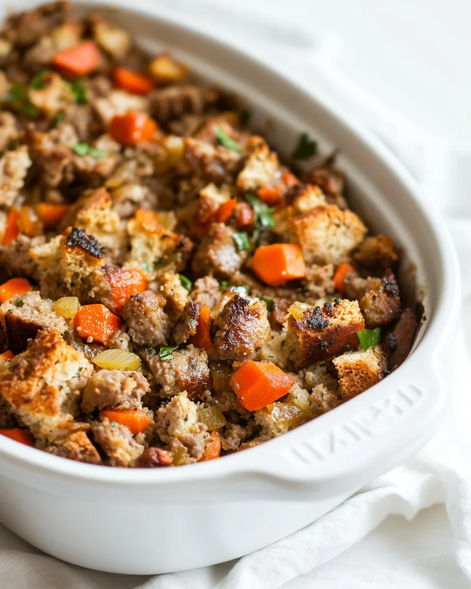 Italian Sausage Caramelized Fennel Stuffing