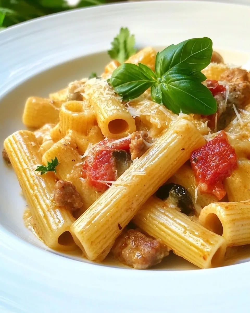 Italian Sausage Rigatoni