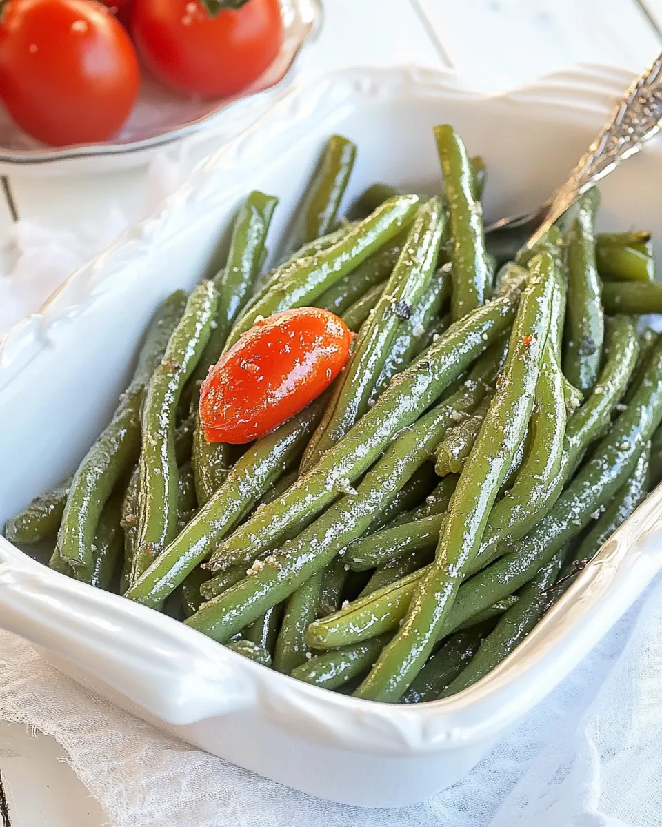 Italian Sautéed Green Beans