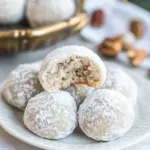 Keto Pecan Snowball Cookies