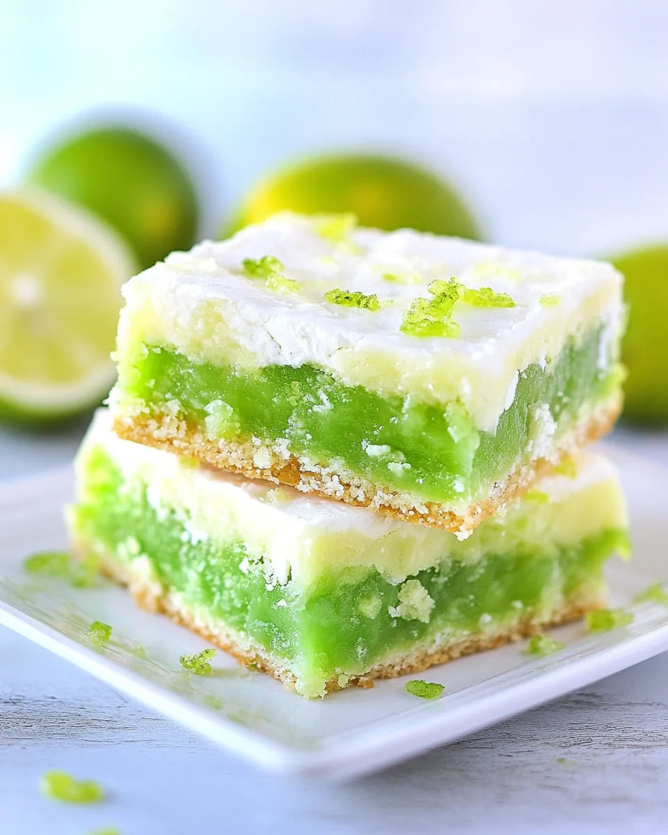 Key Lime Gooey Bars