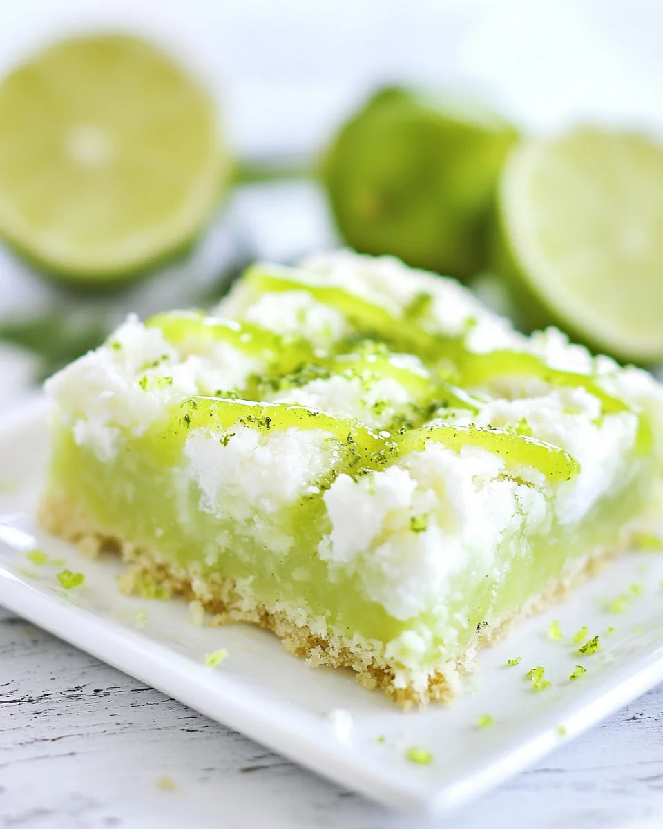 Key Lime Gooey Bars
