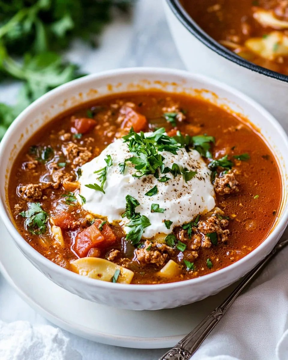Lasagna Soup
