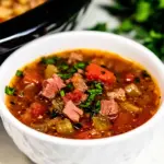 Leftover Corned Beef Soup