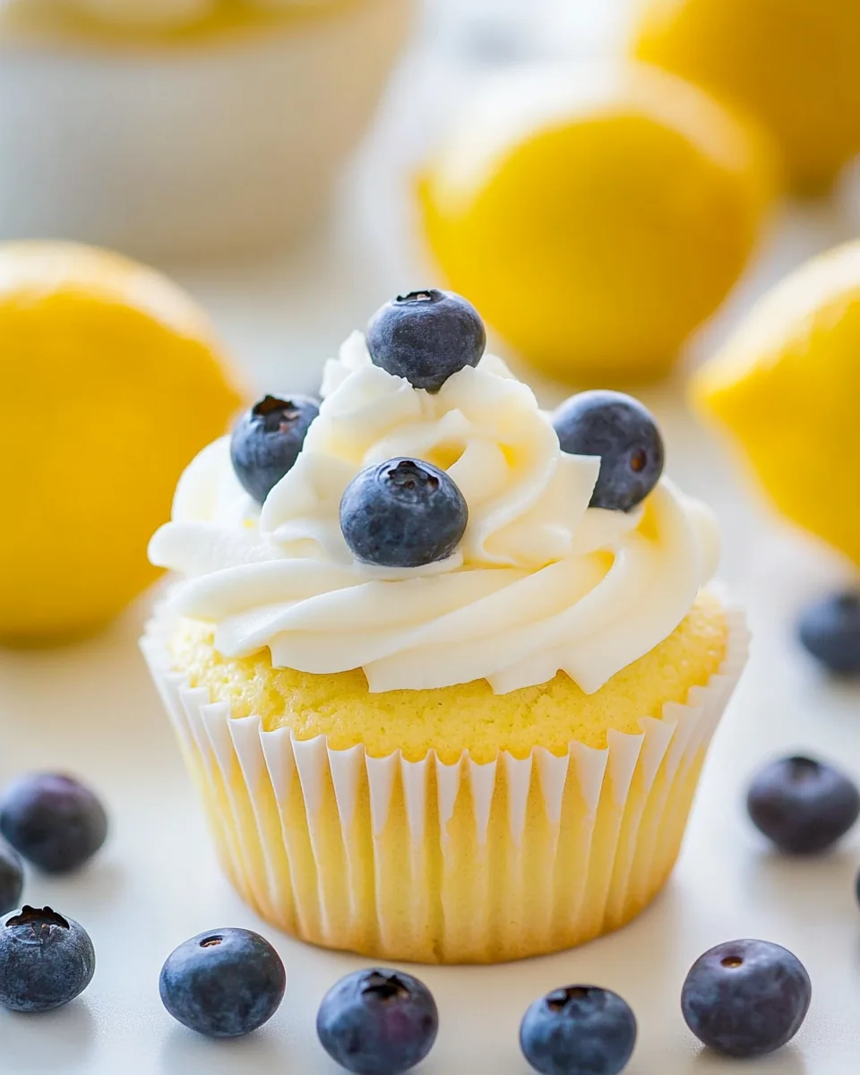Lemon Blueberry Cupcakes