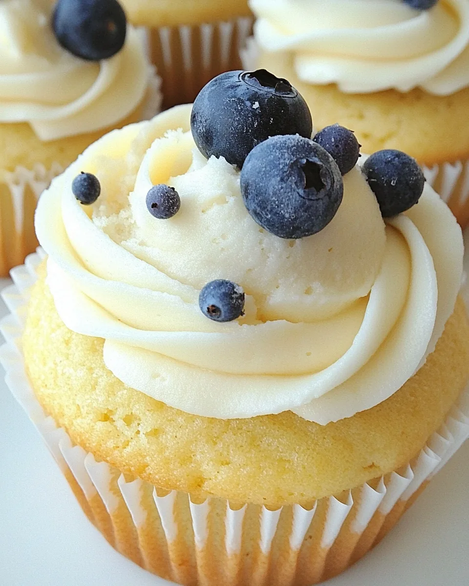 Lemon Blueberry Cupcakes