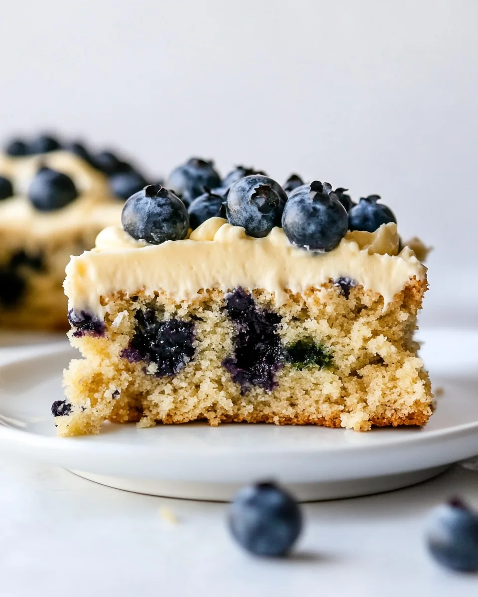 Lemon Blueberry Zucchini Cake