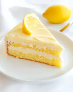 Lemon Cake with Lemon Cream Cheese Frosting