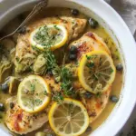 Lemon Caper Artichoke Chicken Piccata