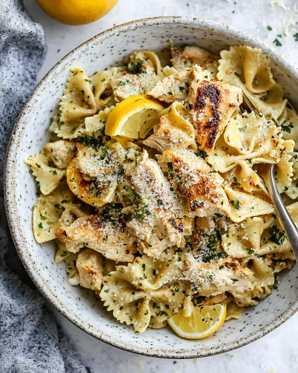 Lemon Chicken Pasta