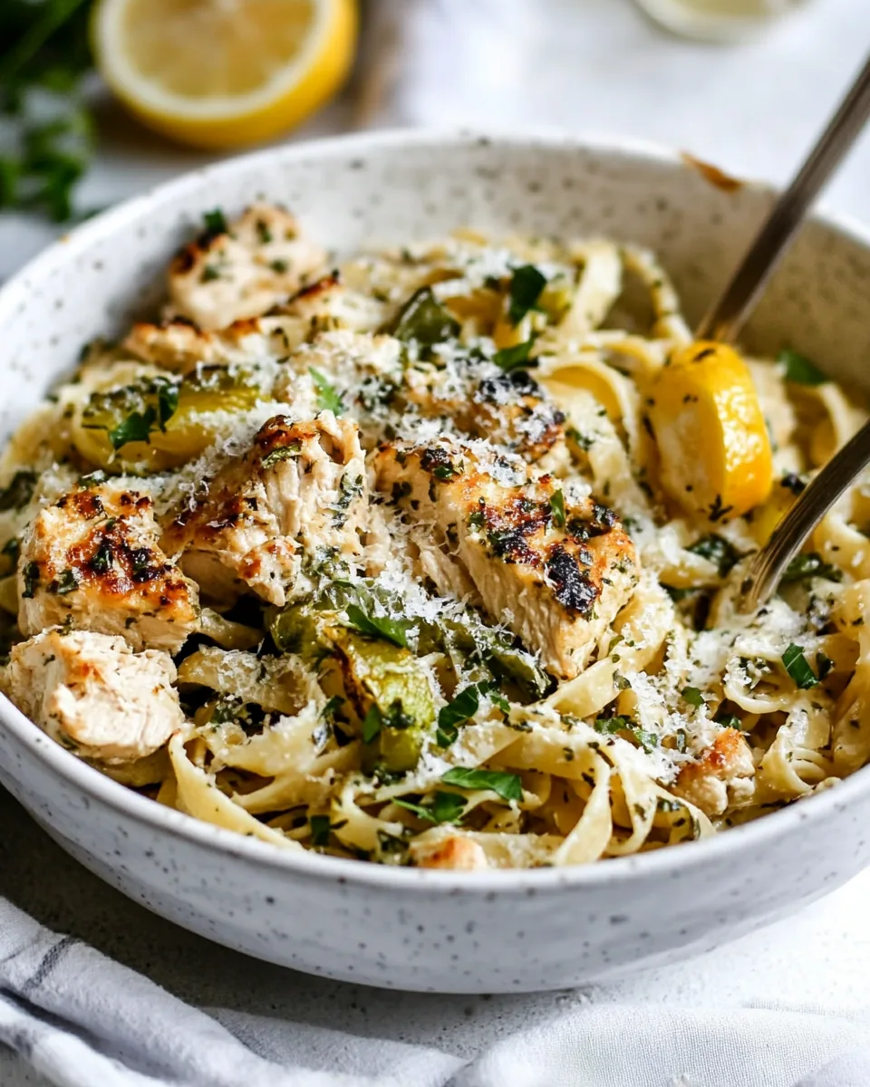 Lemon Chicken Pasta