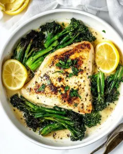 Lemon Chicken and Broccolini