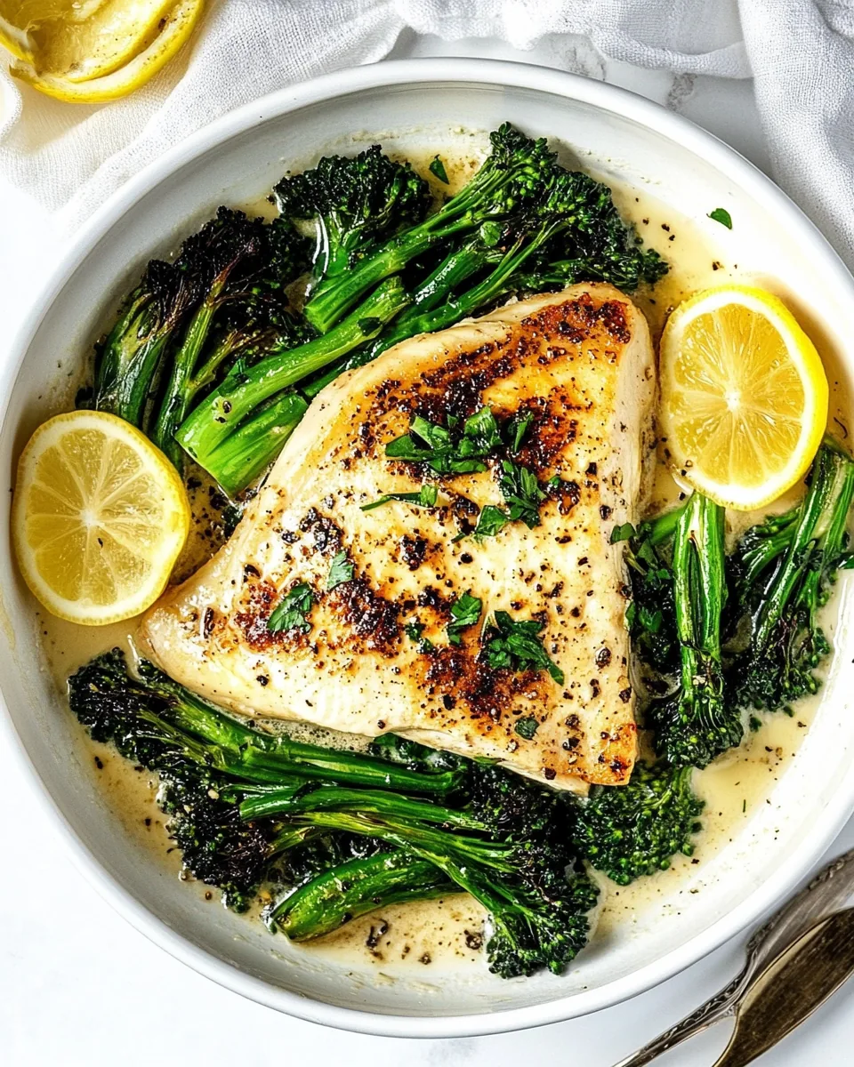 Lemon Chicken and Broccolini