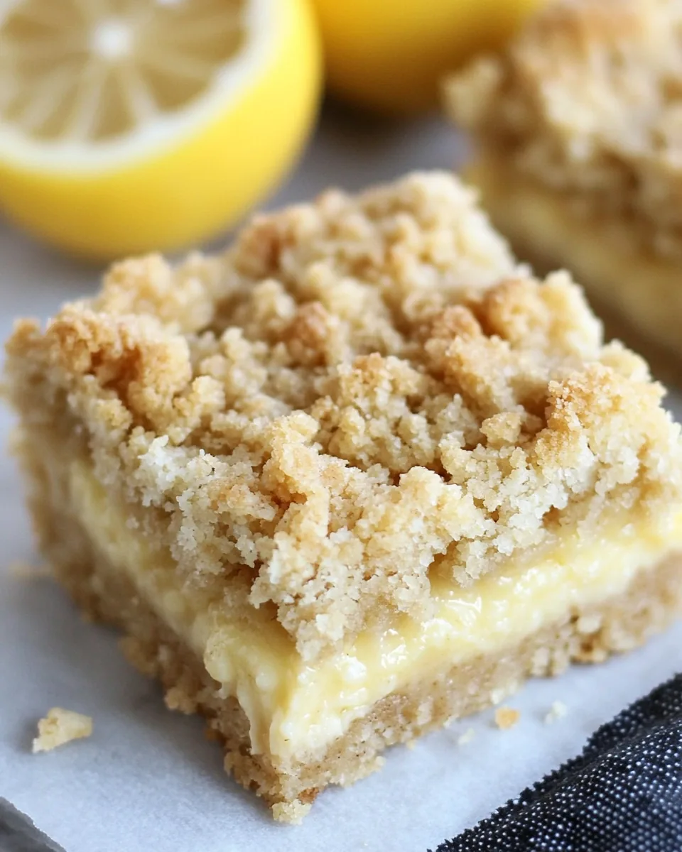 Lemon Crumb Bars