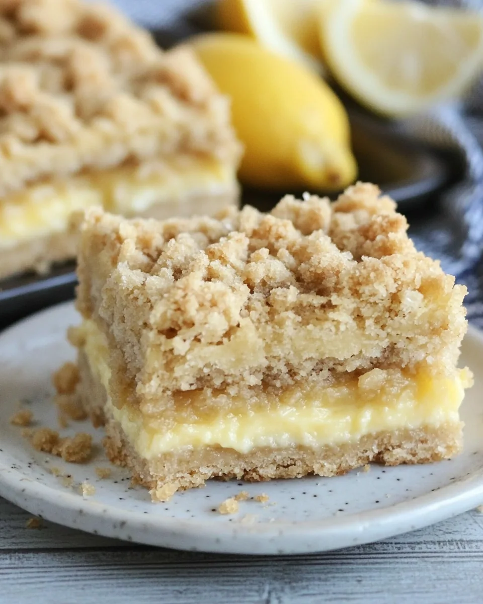 Lemon Crumb Bars