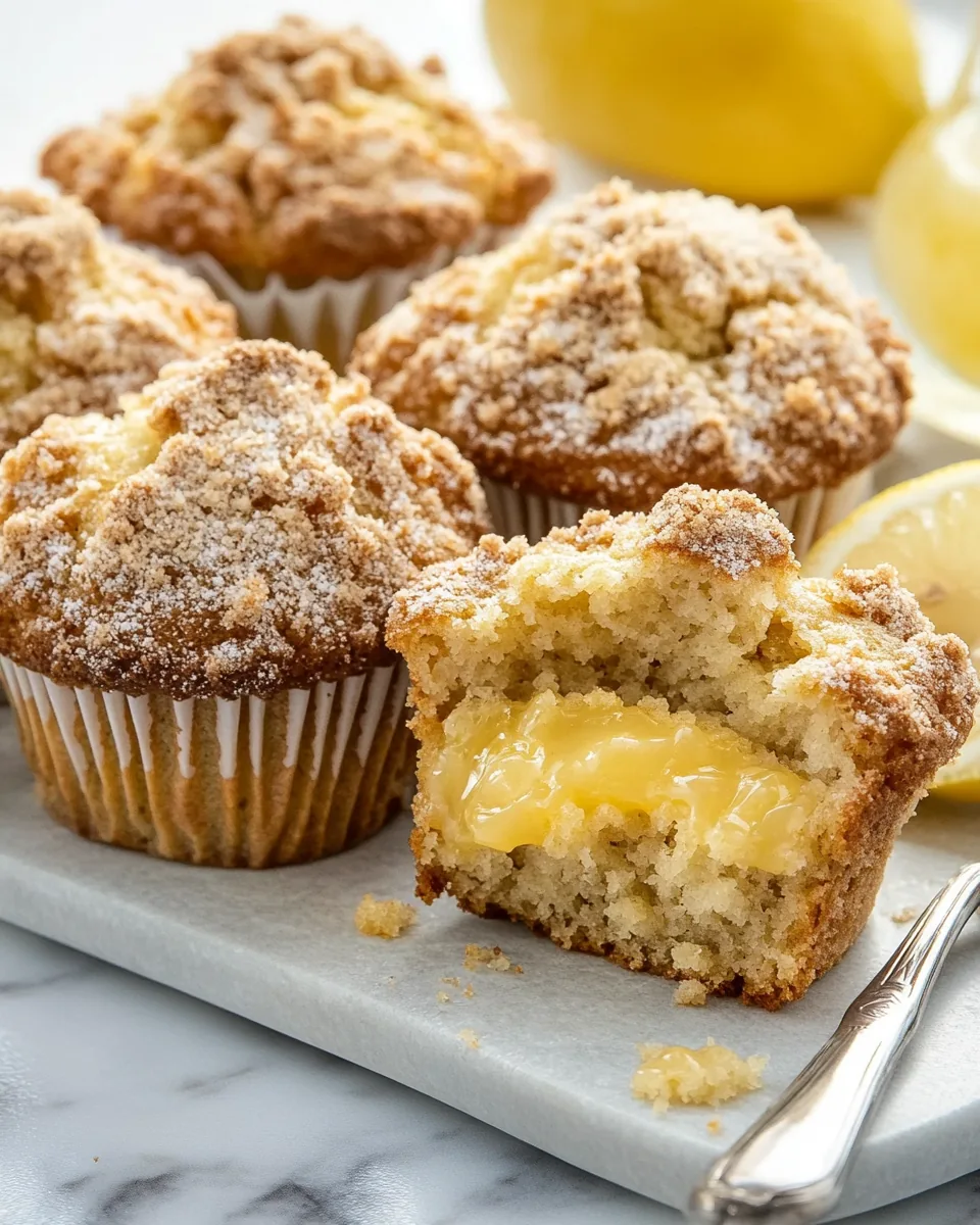 Lemon Curd Muffins