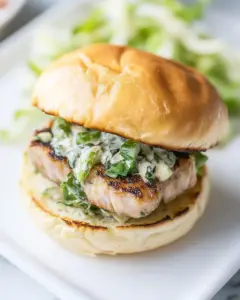 Lemon Dijon Ahi Tuna Burgers