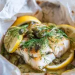 Lemon Dill Cod in Parchment Paper