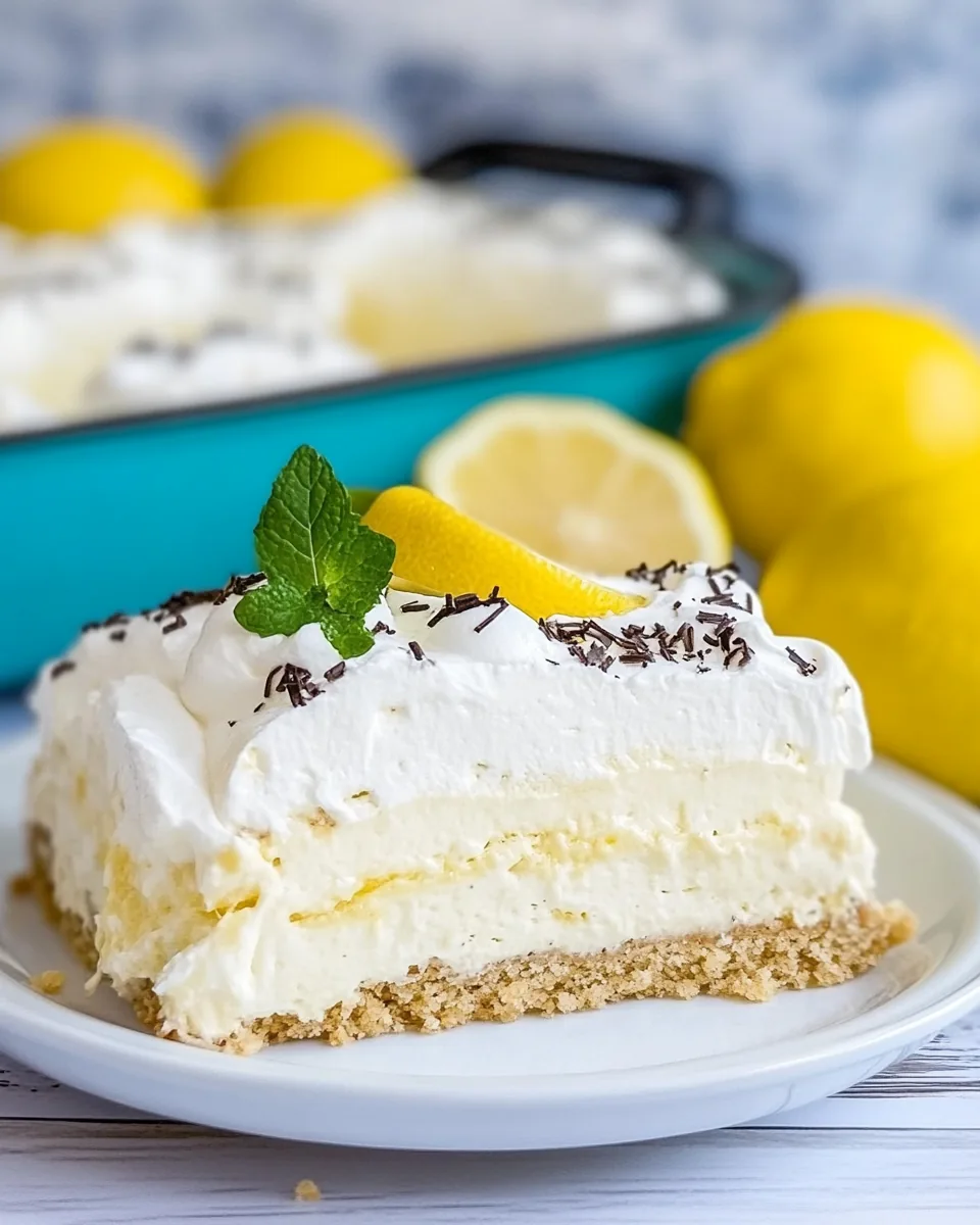 Lemon Icebox Cake