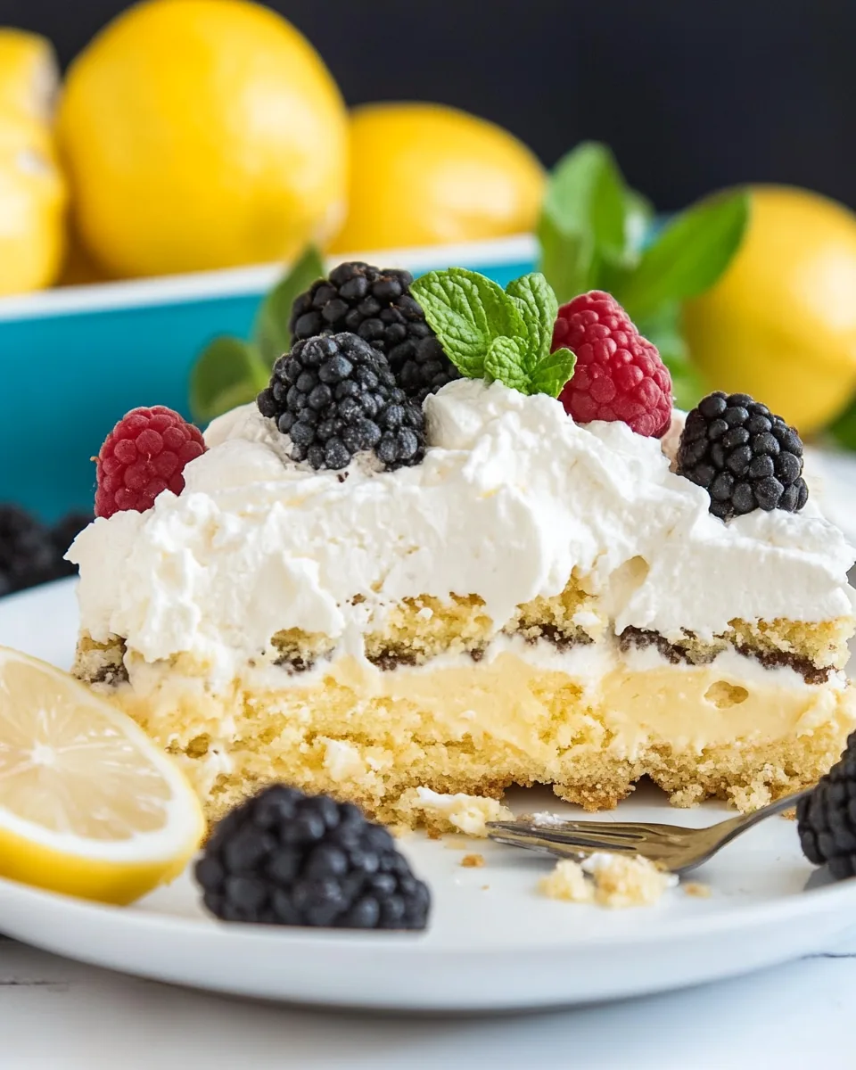 Lemon Icebox Cake