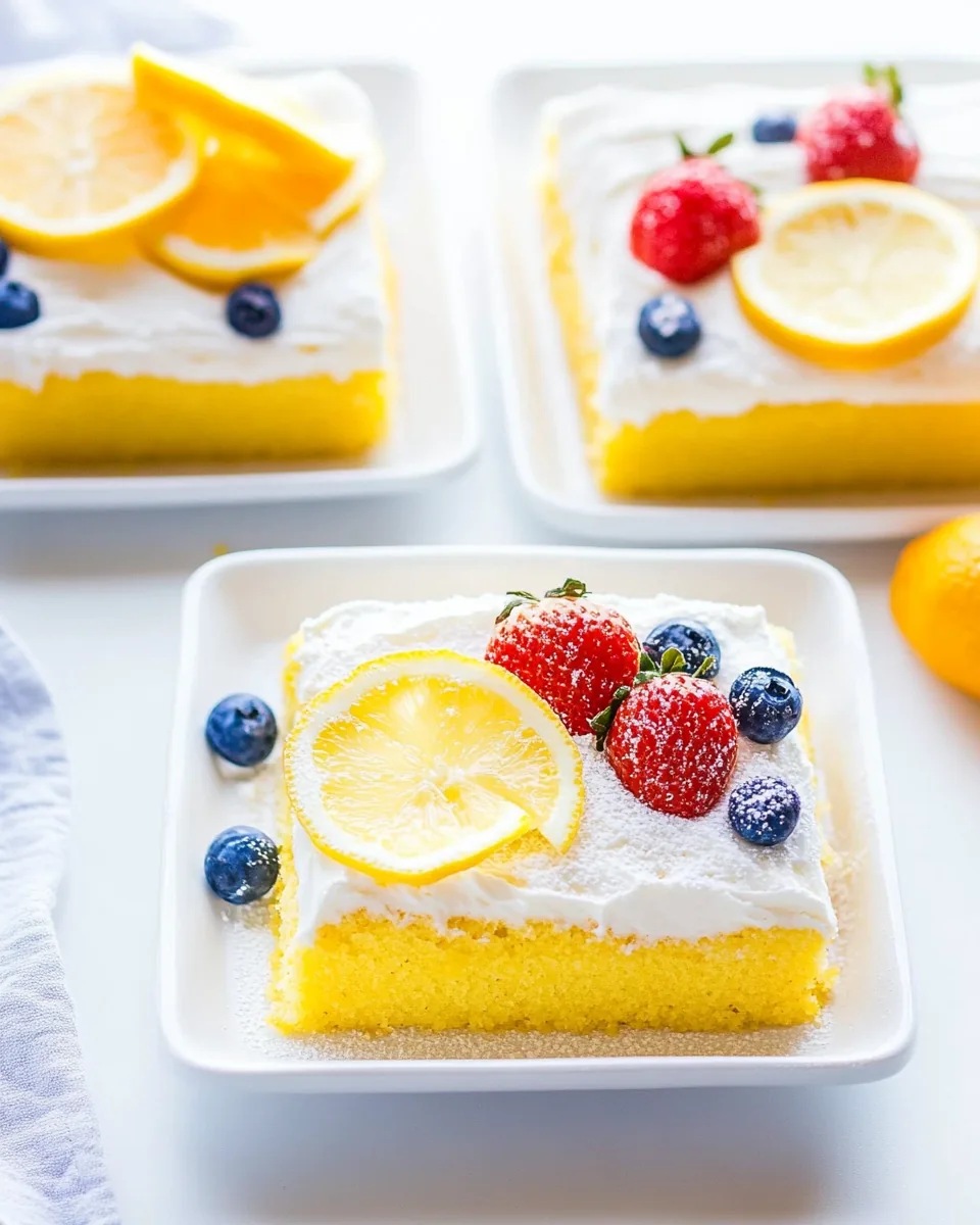 Lemon Poke Cake