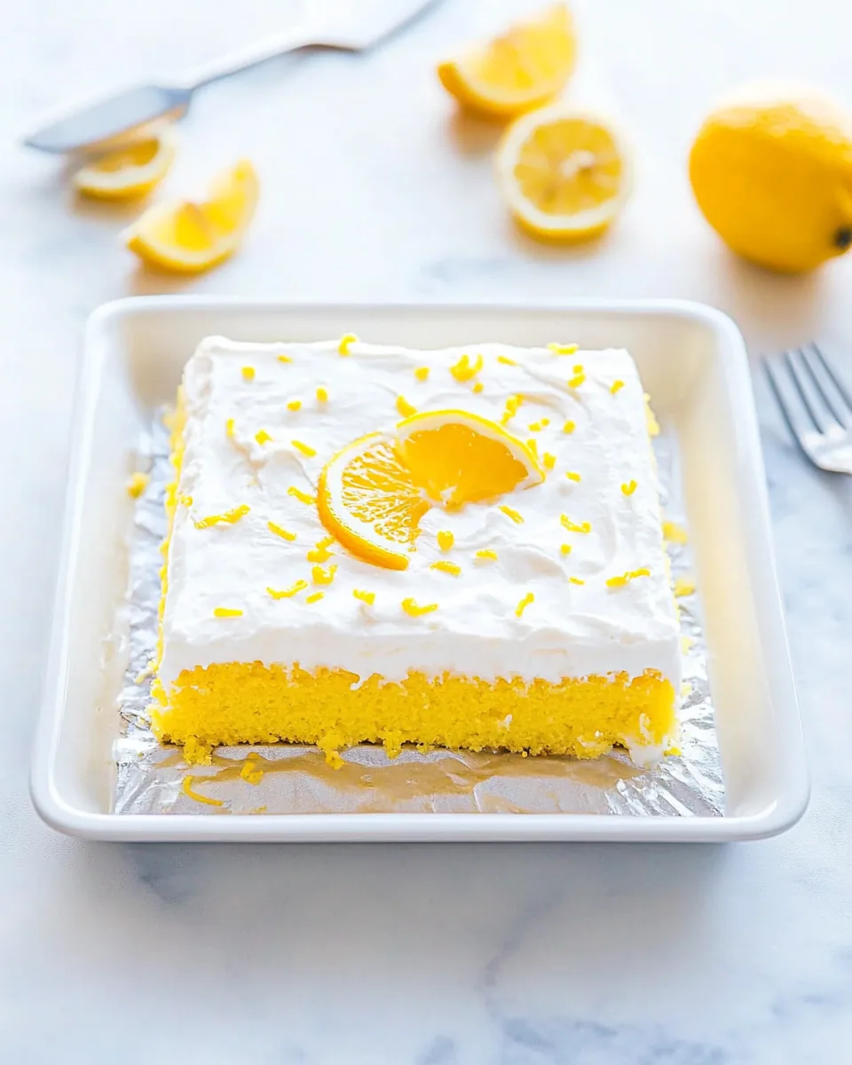 Lemon Poke Cake