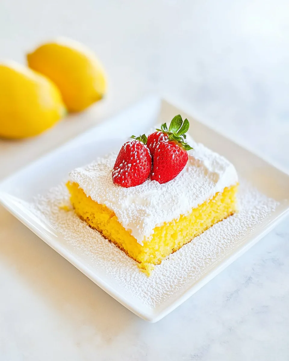 Lemon Poke Cake