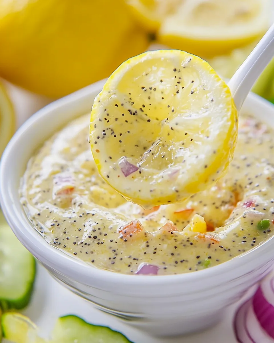 Lemon Poppy Seed Dressing