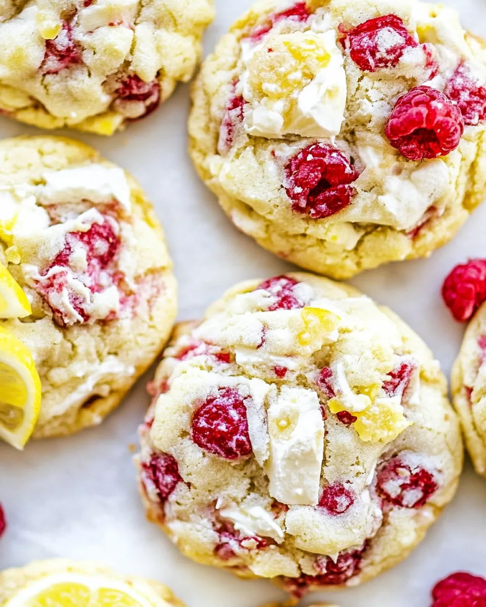 Lemon Raspberry Cookies