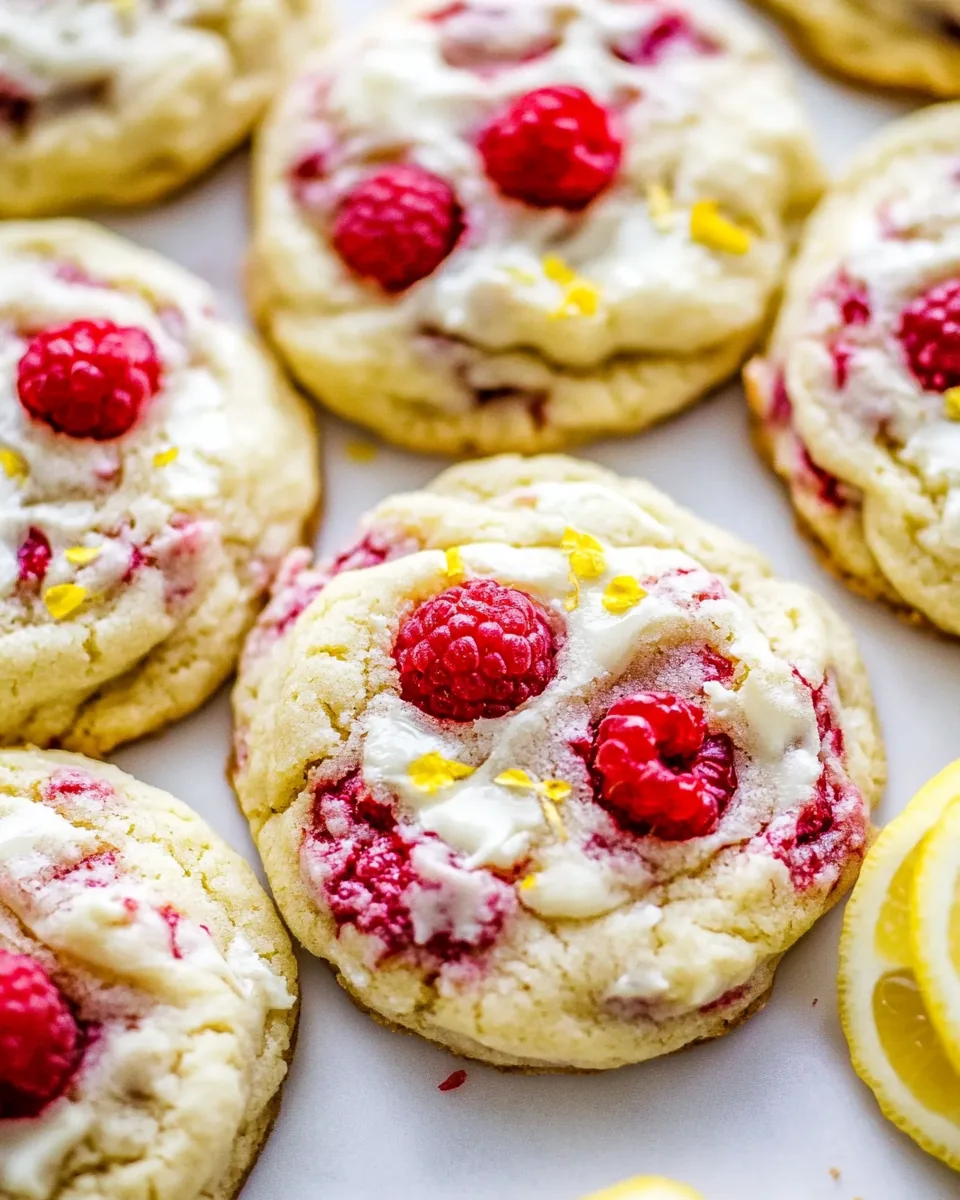 Lemon Raspberry Cookies