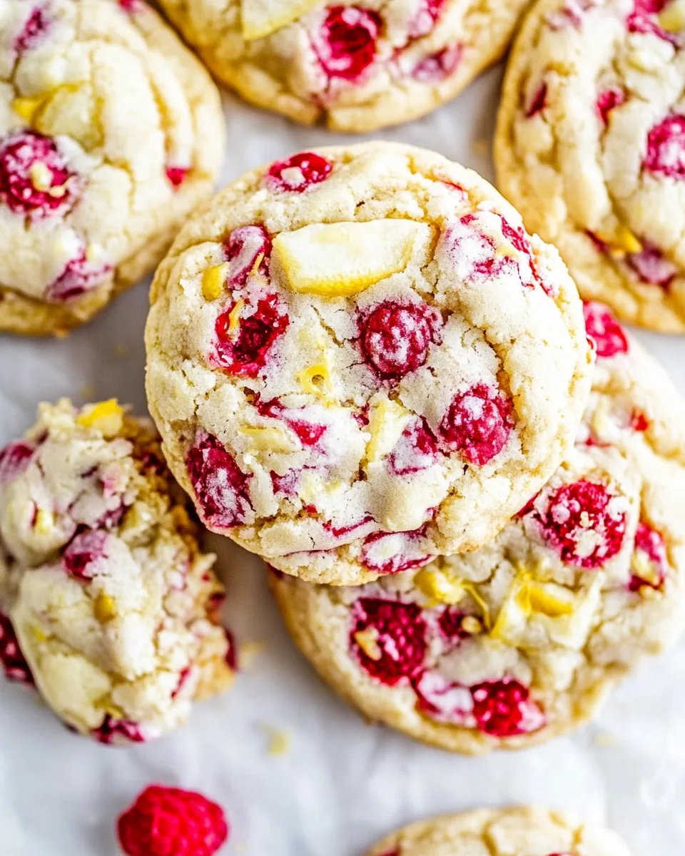 Lemon Raspberry Cookies