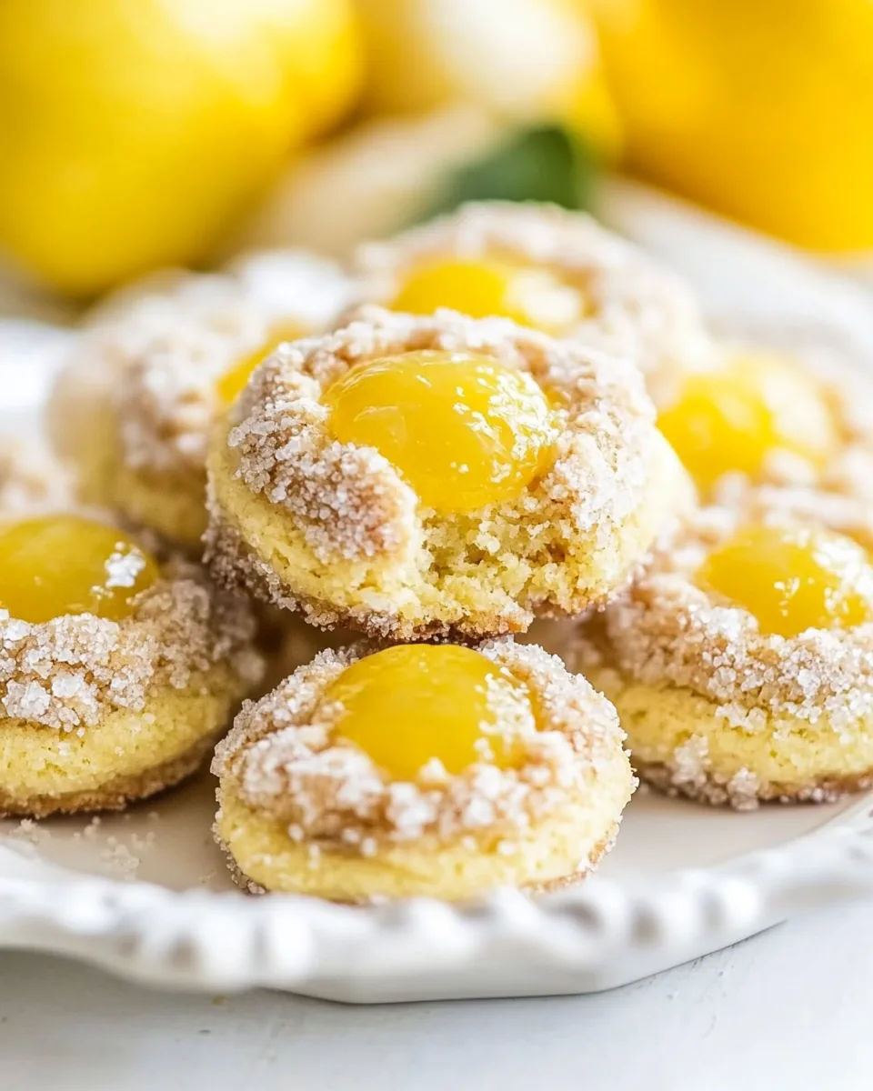 Lemon Thumbprint Cookies