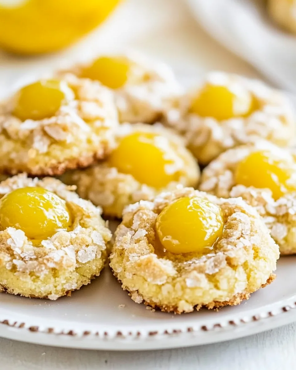 Lemon Thumbprint Cookies
