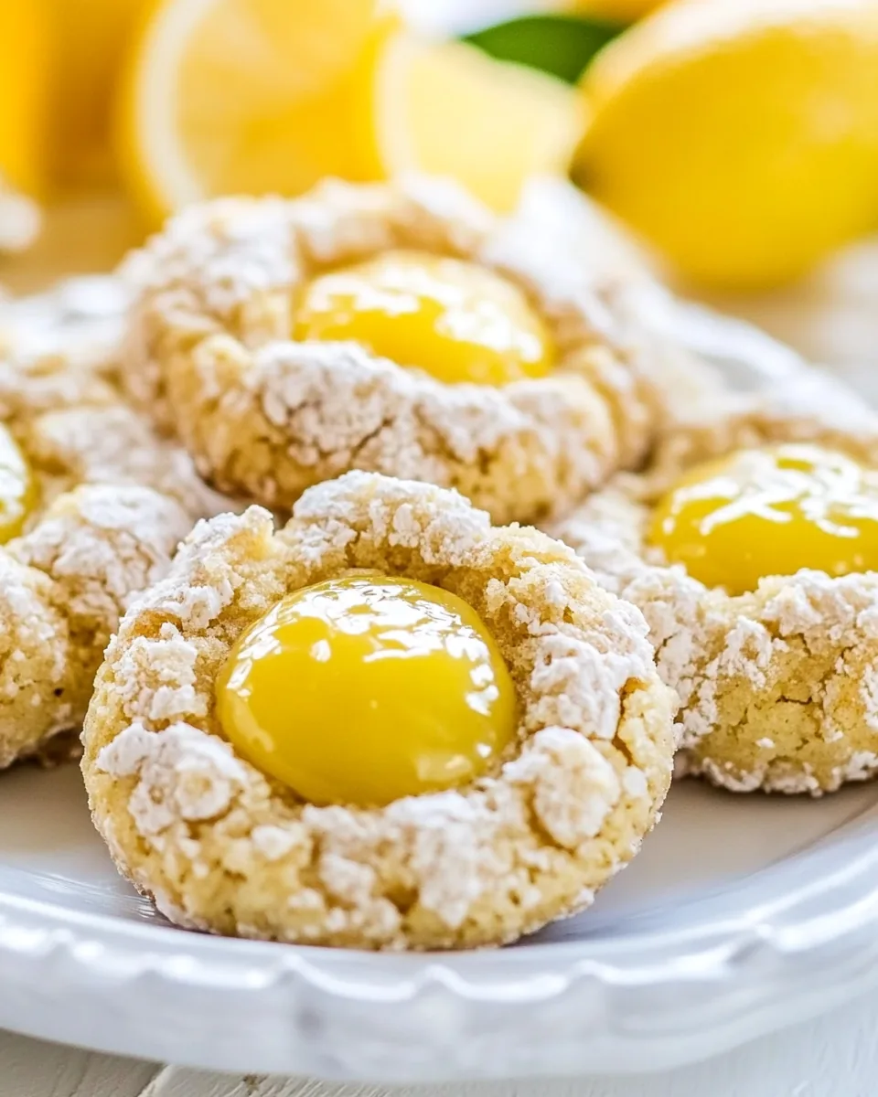 Lemon Thumbprint Cookies