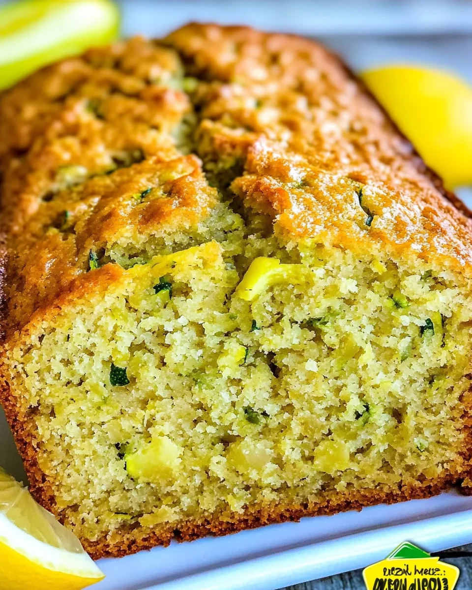 Lemon Zucchini Bread