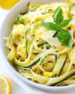 Lemon Zucchini Pasta
