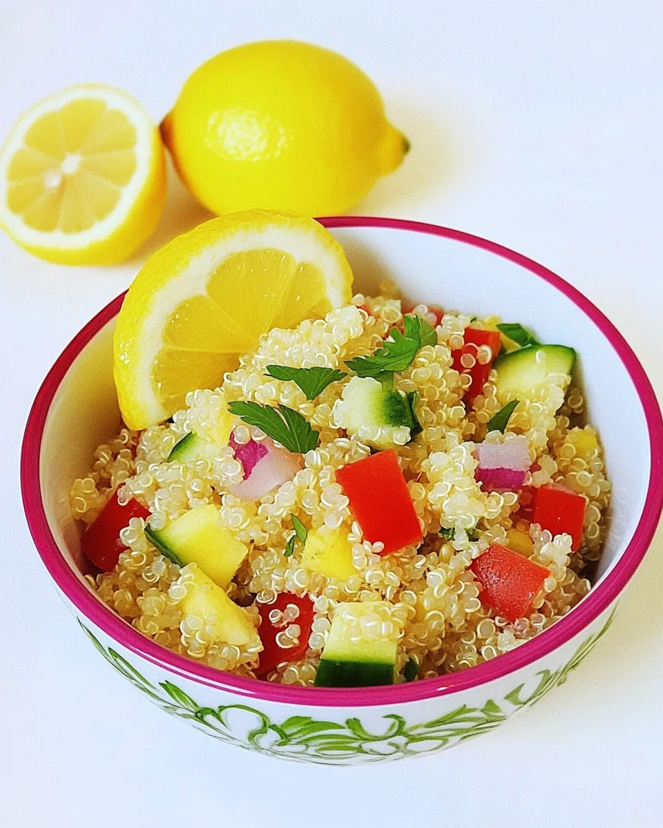 Lemony Quinoa Salad