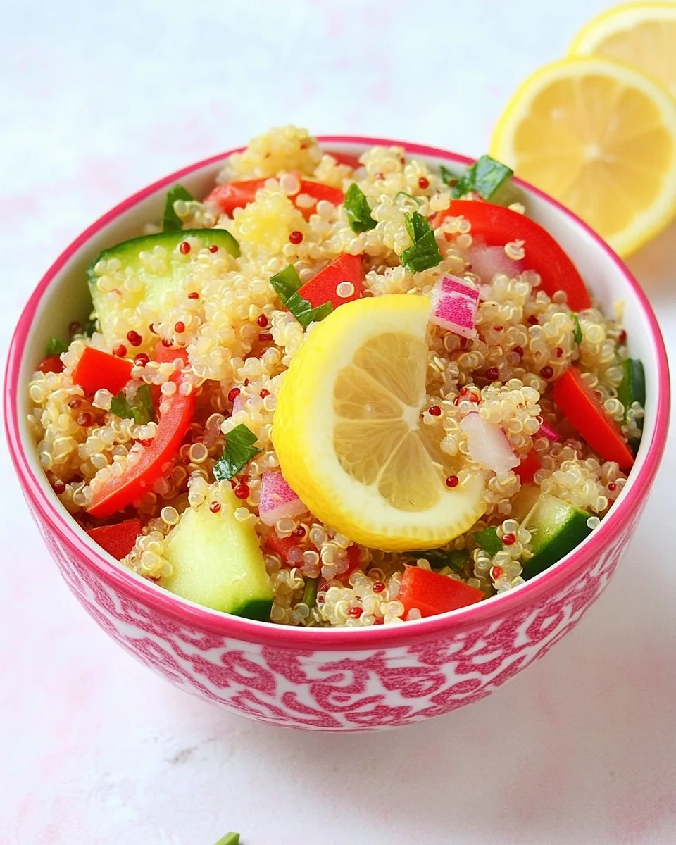 Lemony Quinoa Salad